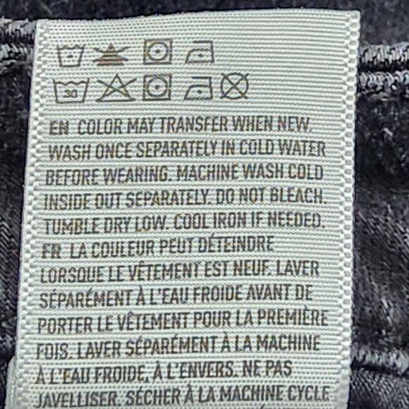 AMERICAN EAGLE Jeans Womens Size 8 Short Black Next Level Stretch Distressed - Picture 13 of 14